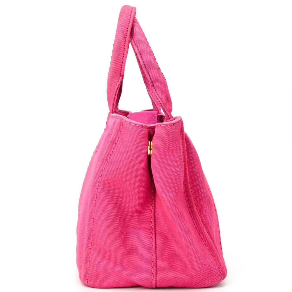 PRADA Pink Canvas Shoulder Bag - Picture 3 of 15